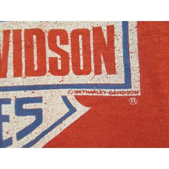 Harley Davidson T-Shirt 1987 Reno Nevada Womens  Large Vintage - Picture 7 of 10